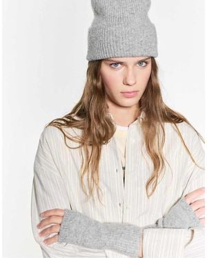 Pull&Bear Knit Beanie - Natural