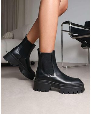 SIMMI Judd Chunky Chelsea Boots - Black