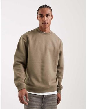 ASOS Essentials Relaxed Boxy Sweatshirt - Natural