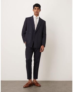 ASOS Tapered Suit Pants - Blue