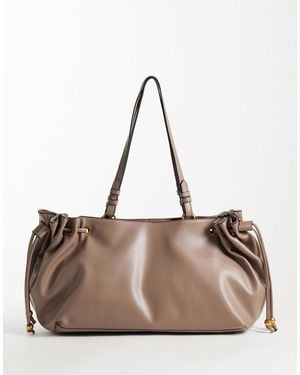 ASOS Drawstring Tote Bag - Brown