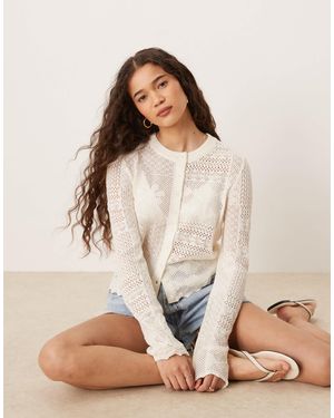 ASOS – interest – strickjacke - Natur