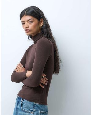 ONLY Coltop Met Lange Mouwen - Bruin
