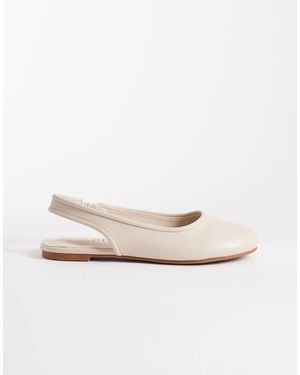SIMMI Simmi London Avril Slingback Ballet Flats - Natural