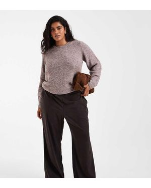 Vero Moda Pantaloni Svasati Pull-On - Marrone