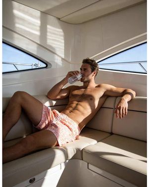 Apreslife Under The Sea Swim Shorts - Natural
