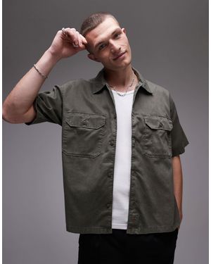 Dickies Unionville Boxy Fit Work Shirt - Black