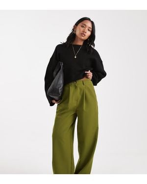 Miss Selfridge Tailored Wide Leg Trouser - Green