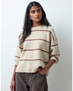 Jdy Knitted Sweater - Natural