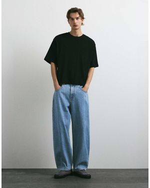 Pull&Bear Barrel-jeans - Blau