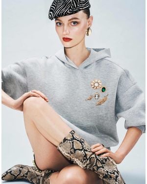 ASOS Boxy Hoodie - Gray