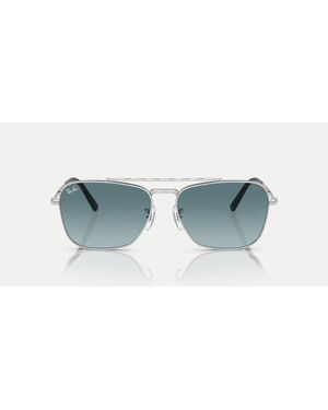 Ray-Ban – new caravan – eckige sonnenbrille - Blau
