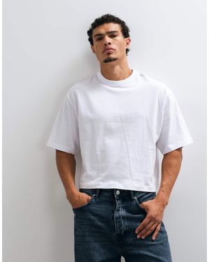 Collusion Heavyweight Boxy T-shirt - White