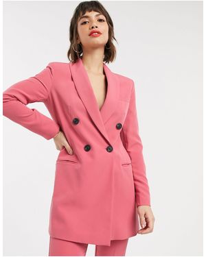 Stradivarius Vestido estilo americana - Rosa