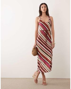 Nobody's Child Vestito Midi Senza Maniche - Rosa