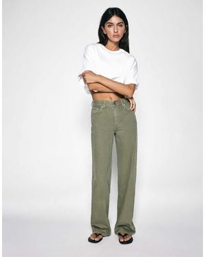 Pull&Bear Straight wide-leg jeans - Weiß