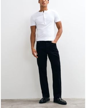 ARKET Ocean Cord Straight Fit Trousers - White