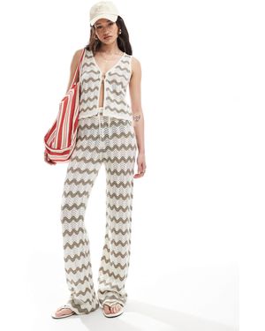 4th & Reckless Pantalon ample - Blanc