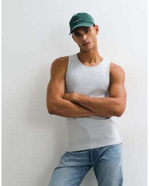 River Island Ribbed Vest - Grey