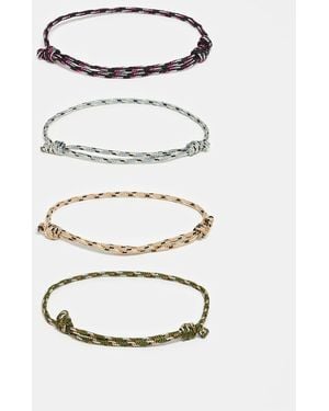 ASOS Confezione Da 3 Bracciali - Bianco