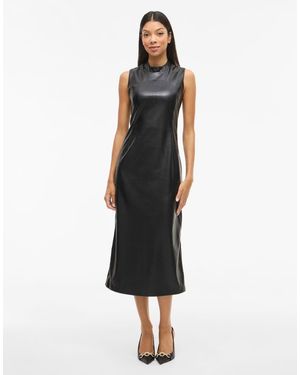 Vila Vestido Midi De - Blanco