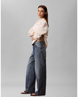 Calvin Klein Low Rise baggy Jeans - Grey