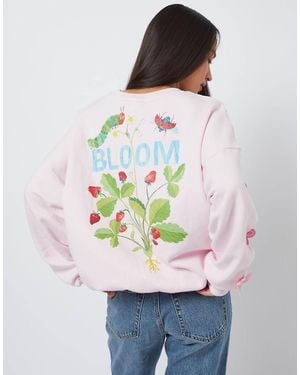 Skinnydip London The Very Hungry Caterpillar Bloom Sweatshirt - Grey