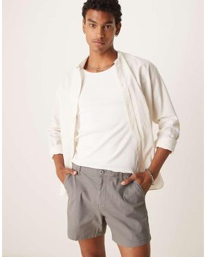ASOS Shorter Length Pull On Chino Short - White