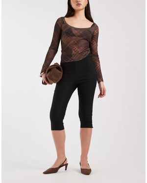 ASOS Tailored Capri Pants - Black