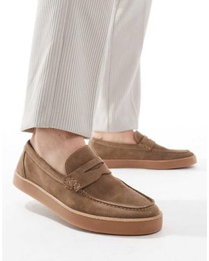 ALDO Alfie Casual Faux Leather Loafers - Natural