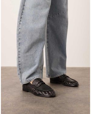 ARRANGE Premium Leather Loafers - Grey