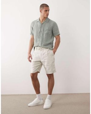 GANT 100% Linen Draw String Shorts - Natural