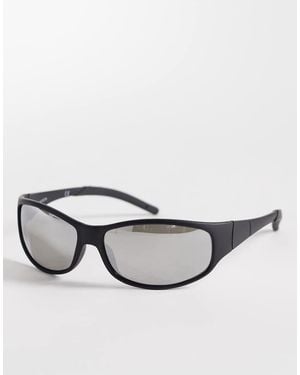 ASOS Wrap Sunglasses - Grey