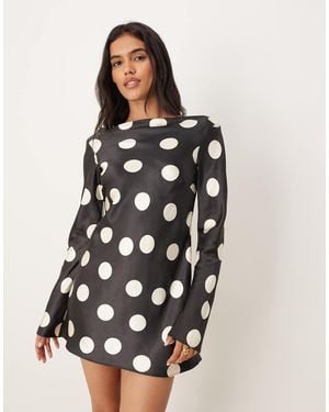 Free People Tigre Printed Mini Dress - White