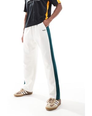 Hollister Joggers Holgados Con Banda Lateral De Estilo Universitario De -Neutro - Blanco