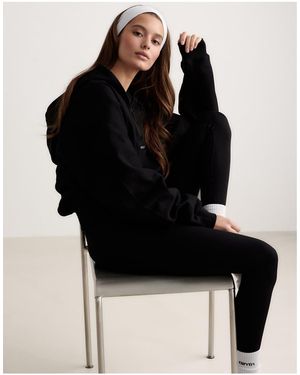 Aim'n Sportif Half Zip Hood - Black