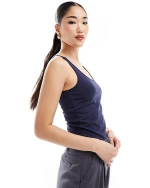 Vero Moda Longline Vest Top - Blue