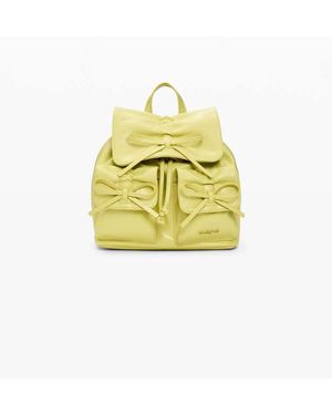 Desigual Zaino Piccolo Lucido Con Fiocco - Giallo