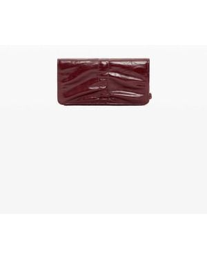 Desigual Small Shiny Bow Wallet - Red
