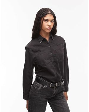 Levi's Teodora - chemise en jean style western - Noir