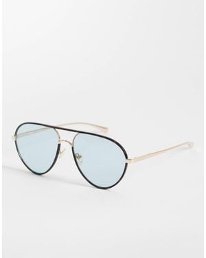 Quay Quay - say less - lunettes - Métallisé