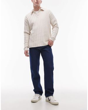 Calvin Klein – straight jeans - Blau