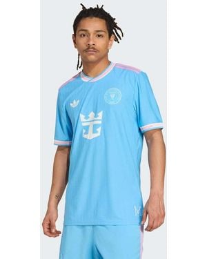 adidas Originals Inter Miami Cf 25/26 Third Authentic Messi Jersey - Blue