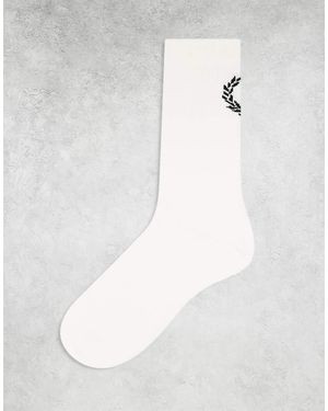 Fred Perry Laurel Wreath Socks - White