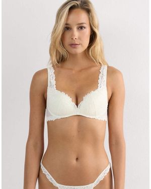 Intimissimi Pretty Flowers Gioia Super Push-Up Bra - Brown