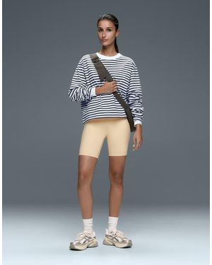 Oysho Comfortlux High-Rise 20Cm Short Leggings - Blue