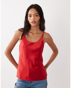 ASOS Caraco à encolure ronde - Rouge