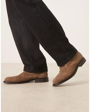 Mango Suede Desert Boot - Black
