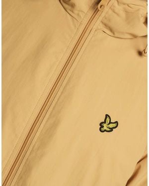 Lyle & Scott Mid Jackets Zip Through Hooded Jacket - Natural