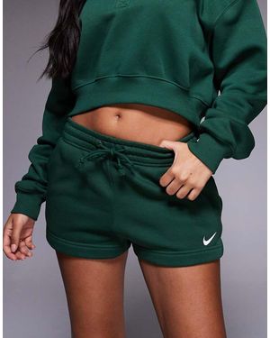 Nike Phoenix Fleece Mid Rise 2inch Shorts - Green